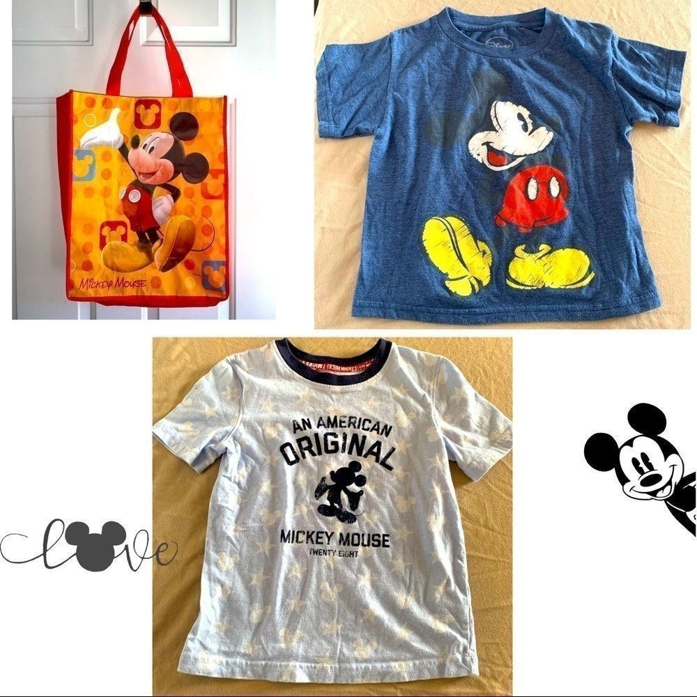 Two Original Mickey Mouse T-shirts